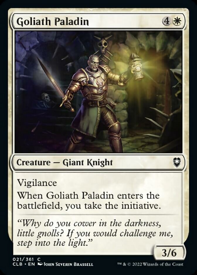 Goliath Paladin [Commander Legends: Battle for Baldur's Gate] | Tabernacle Games