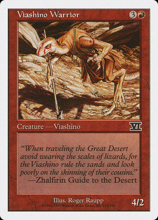 Viashino Warrior [Classic Sixth Edition] | Tabernacle Games