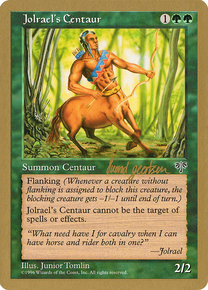 Jolrael's Centaur (Svend Geertsen) [World Championship Decks 1997] | Tabernacle Games