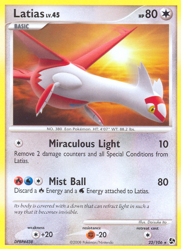 Latias (22/106) [Diamond & Pearl: Great Encounters] | Tabernacle Games