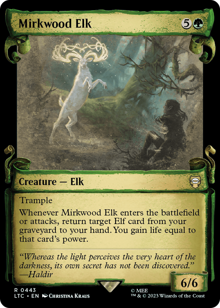 Mirkwood Elk [The Lord of the Rings: Tales of Middle-Earth Commander Showcase Scrolls] | Tabernacle Games