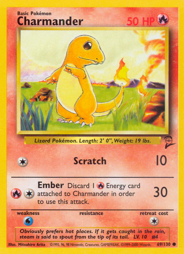 Charmander (69/130) [Base Set 2] | Tabernacle Games