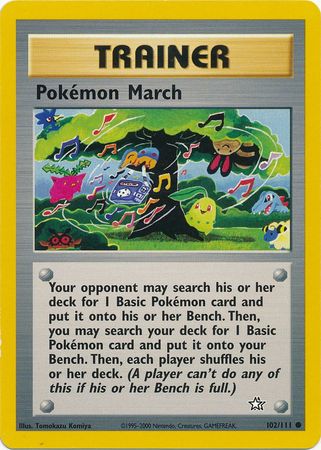 Pokemon March (102/111) [Neo Genesis Unlimited] | Tabernacle Games