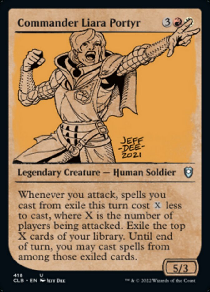 Commander Liara Portyr (Showcase) [Commander Legends: Battle for Baldur's Gate] | Tabernacle Games