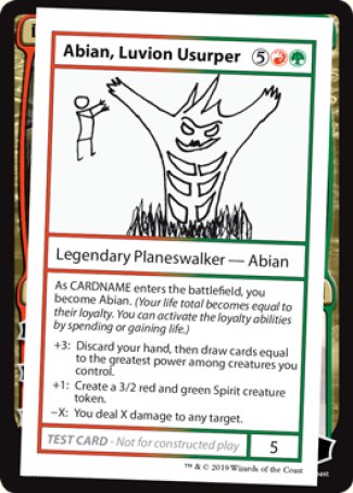Abian, Luvion Usurper (2021 Edition) [Mystery Booster Playtest Cards] | Tabernacle Games