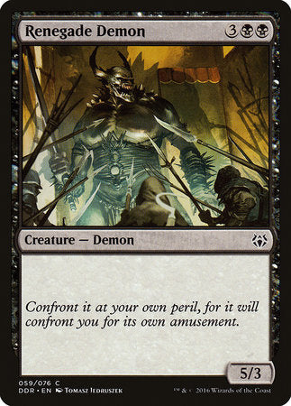 Renegade Demon [Duel Decks: Nissa vs. Ob Nixilis] | Tabernacle Games