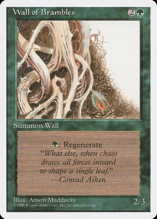Wall of Brambles [Fourth Edition] | Tabernacle Games