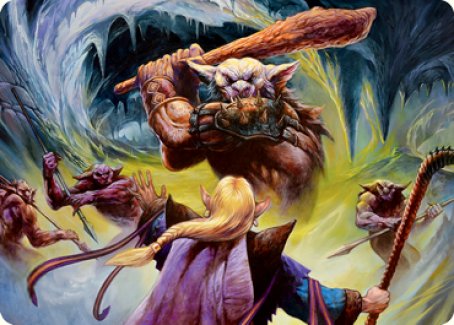 Den of the Bugbear (Dungeon Module) Art Card [Dungeons & Dragons: Adventures in the Forgotten Realms Art Series] | Tabernacle Games