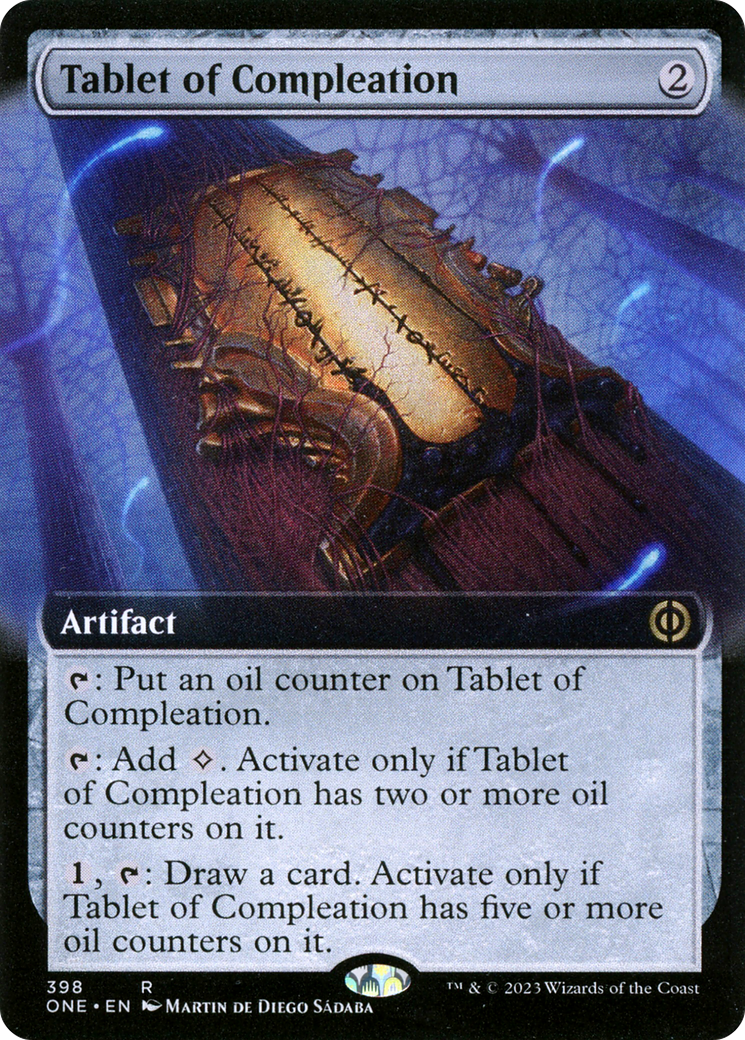 Tablet of Compleation (Extended Art) [Phyrexia: All Will Be One] | Tabernacle Games