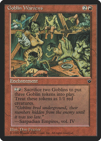 Goblin Warrens [Fallen Empires] | Tabernacle Games