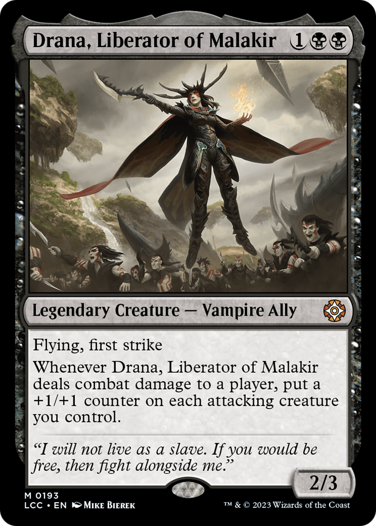 Drana, Liberator of Malakir [The Lost Caverns of Ixalan Commander] | Tabernacle Games