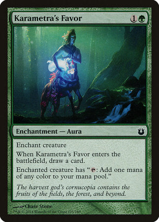 Karametra's Favor [Born of the Gods] | Tabernacle Games