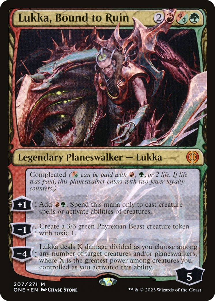 Lukka, Bound to Ruin [Phyrexia: All Will Be One] | Tabernacle Games