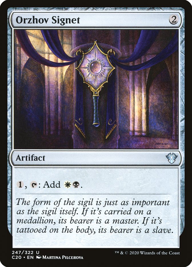 Orzhov Signet [Commander 2020] | Tabernacle Games