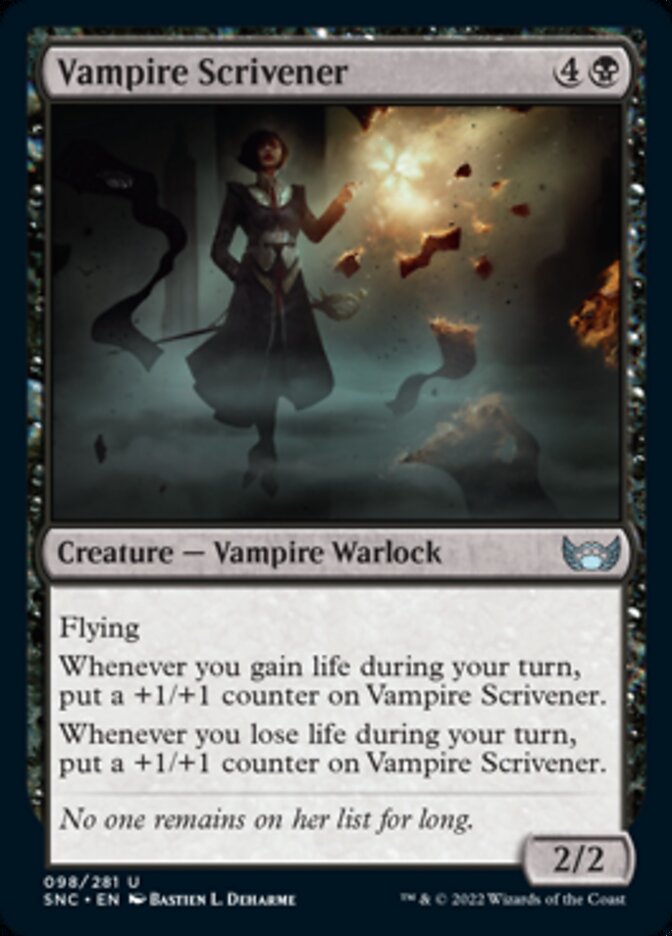 Vampire Scrivener [Streets of New Capenna] | Tabernacle Games