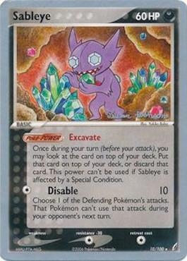 Sableye (10/100) (Intimidation - Tristan Robinson) [World Championships 2008] | Tabernacle Games