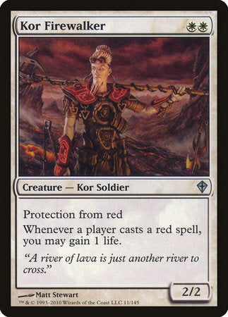 Kor Firewalker [Worldwake] | Tabernacle Games