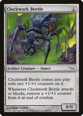 Clockwork Beetle [Mirrodin] | Tabernacle Games