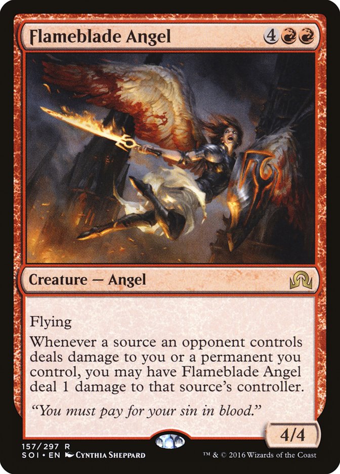 Flameblade Angel [Shadows over Innistrad] | Tabernacle Games