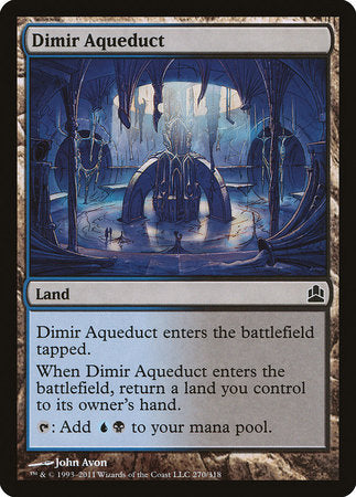 Dimir Aqueduct [Commander 2011] | Tabernacle Games