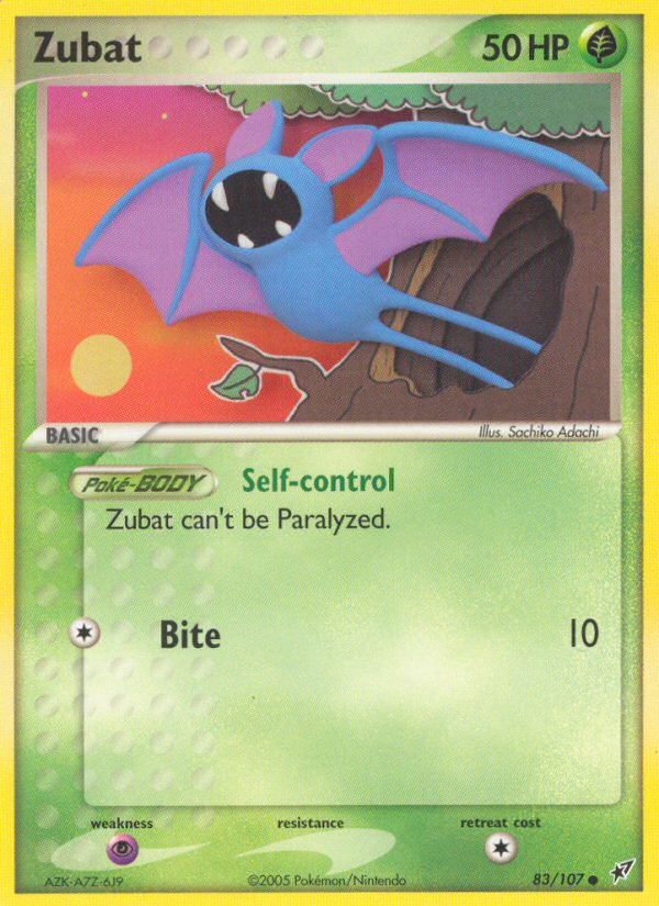 Zubat (83/107) [EX: Deoxys] | Tabernacle Games