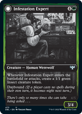 Infestation Expert // Infested Werewolf [Innistrad: Double Feature] | Tabernacle Games