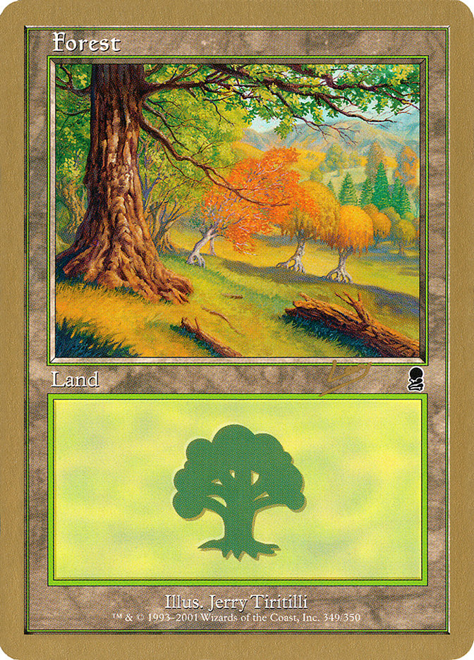Forest (349) (Raphael Levy) [World Championship Decks 2002] | Tabernacle Games