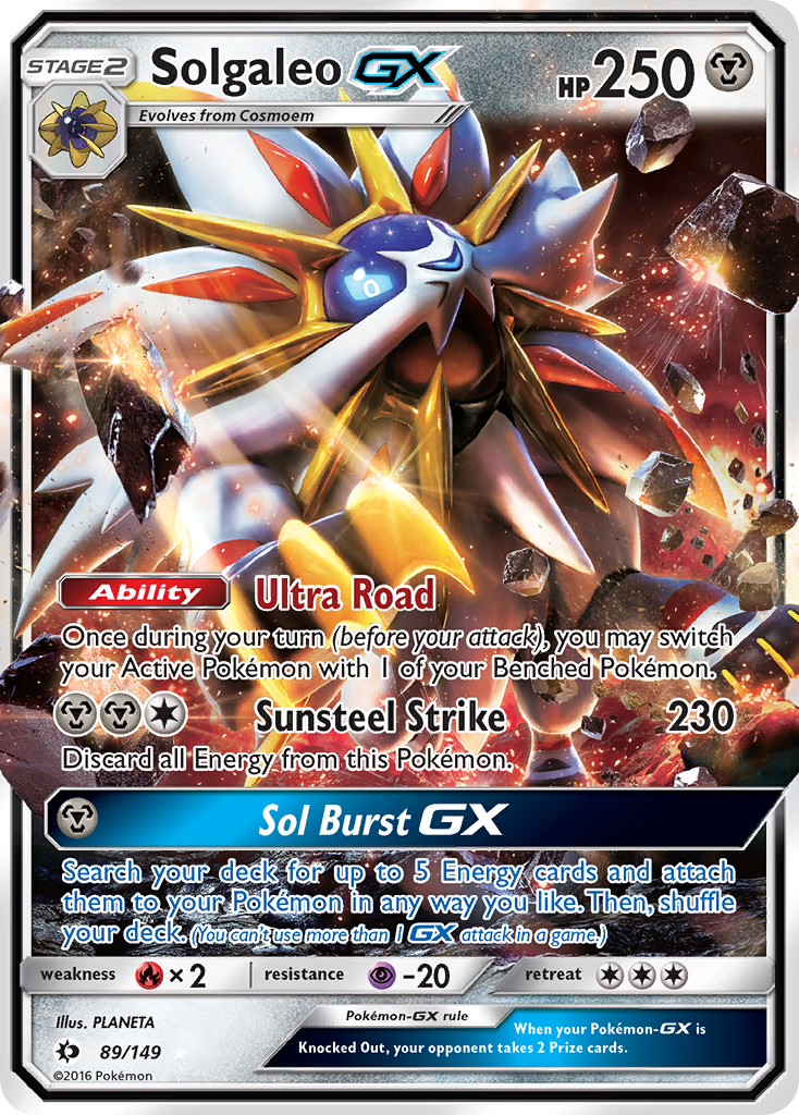 Solgaleo GX (89/149) [Sun & Moon: Base Set] | Tabernacle Games