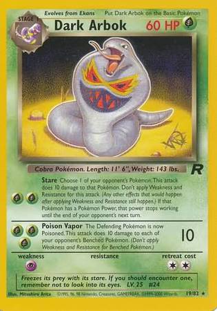 Dark Arbok (19/82) (W Stamped Promo) [Team Rocket Unlimited] | Tabernacle Games