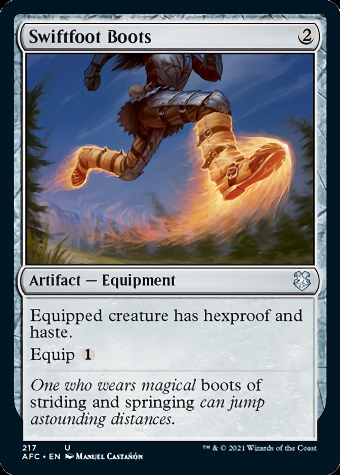 Swiftfoot Boots [Dungeons & Dragons: Adventures in the Forgotten Realms Commander] | Tabernacle Games