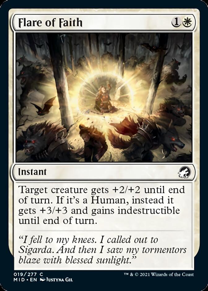 Flare of Faith [Innistrad: Midnight Hunt] | Tabernacle Games