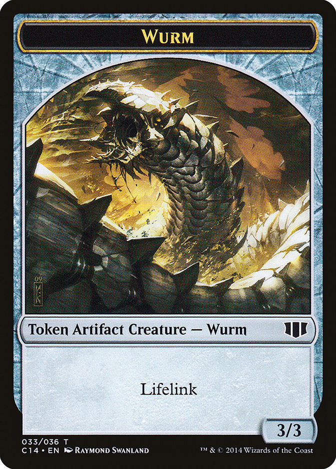 Wurm (033/036) // Goat Double-sided Token [Commander 2014 Tokens] | Tabernacle Games