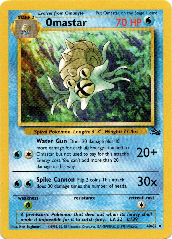 Omastar (40/62) [Fossil Unlimited] | Tabernacle Games
