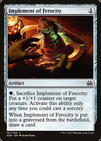 Implement of Ferocity [Aether Revolt] | Tabernacle Games