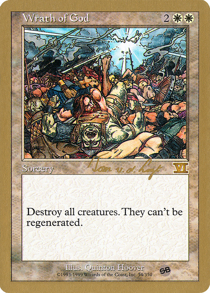 Wrath of God (Tom van de Logt) (SB) [World Championship Decks 2000] | Tabernacle Games