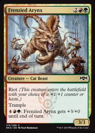 Frenzied Arynx [Ravnica Allegiance] | Tabernacle Games