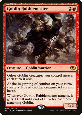 Goblin Rabblemaster [Duel Decks: Merfolk vs. Goblins] | Tabernacle Games