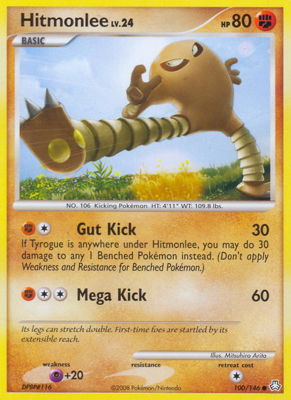 Hitmonlee (100/146) [Diamond & Pearl: Legends Awakened] | Tabernacle Games