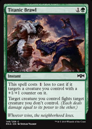 Titanic Brawl [Ravnica Allegiance] | Tabernacle Games