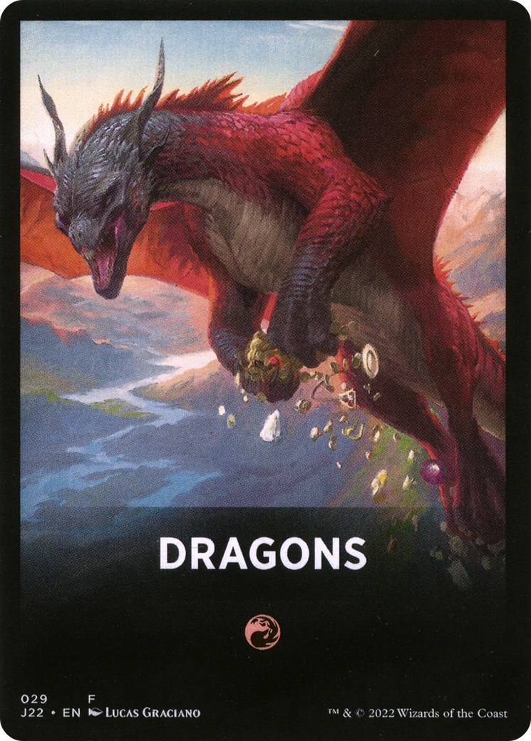 Dragons Theme Card [Jumpstart 2022 Front Cards] | Tabernacle Games