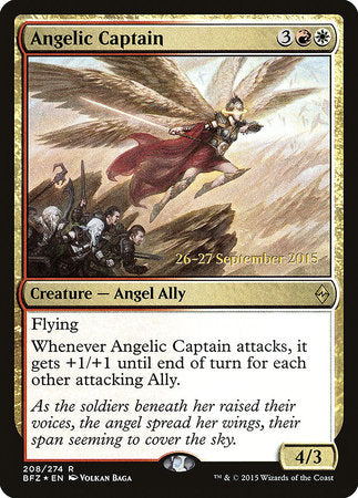 Angelic Captain [Battle for Zendikar Promos] | Tabernacle Games