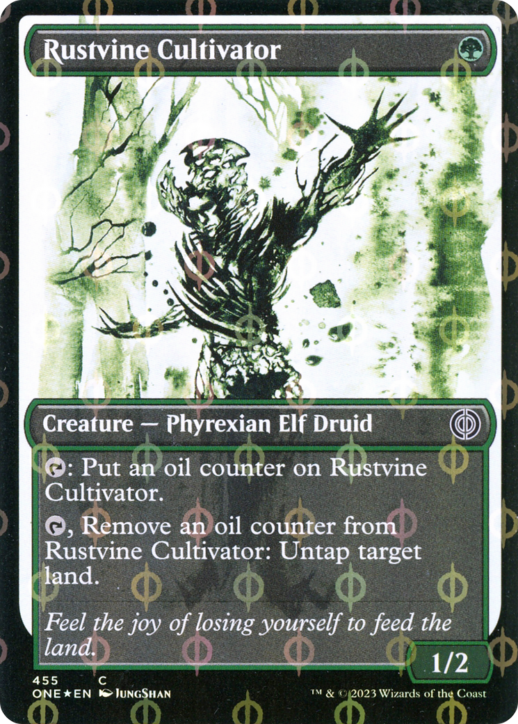 Rustvine Cultivator (Showcase Ichor Step-and-Compleat Foil) [Phyrexia: All Will Be One] | Tabernacle Games