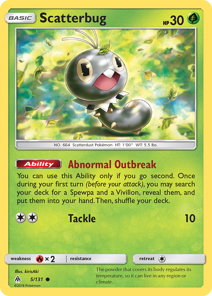 Scatterbug (5/131) [Sun & Moon: Forbidden Light] | Tabernacle Games