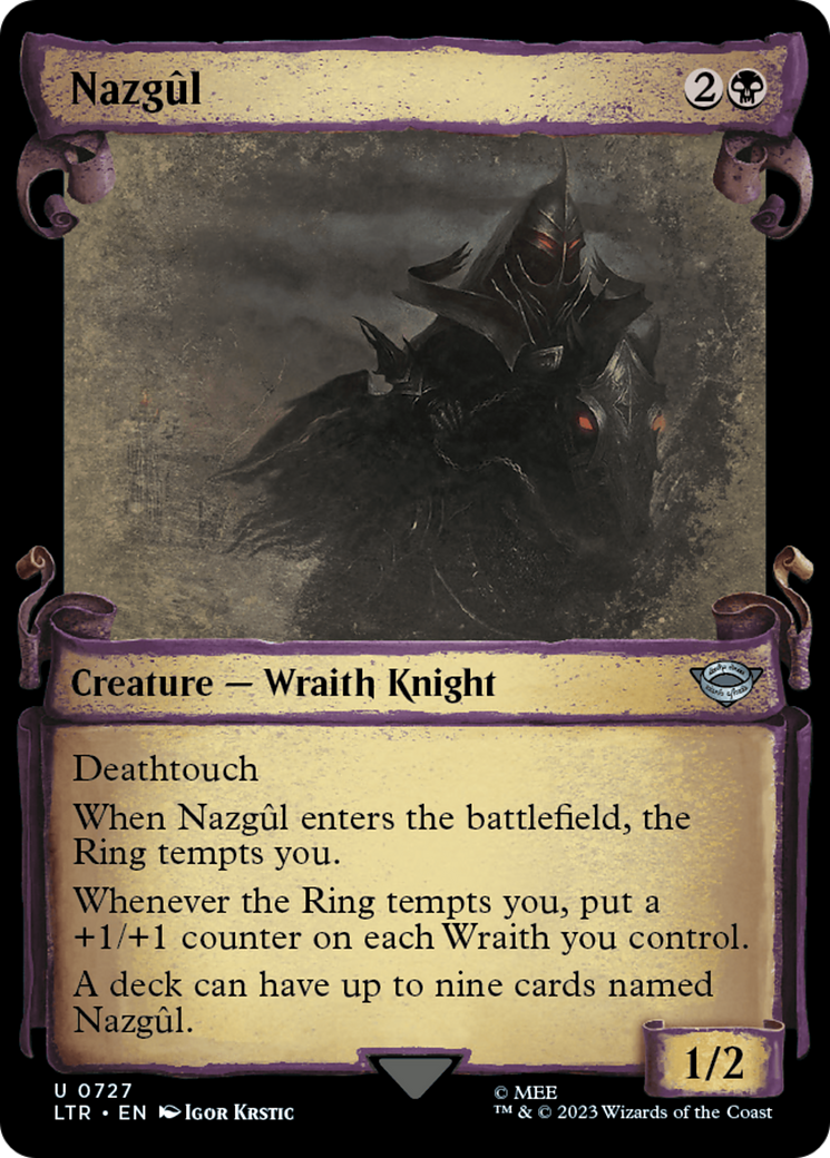 Nazgul (0727) [The Lord of the Rings: Tales of Middle-Earth Showcase Scrolls] | Tabernacle Games