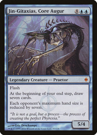 Jin-Gitaxias, Core Augur [New Phyrexia] | Tabernacle Games
