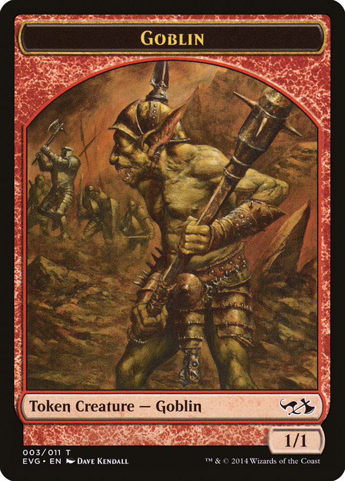 Goblin Token (Elves vs. Goblins) [Duel Decks Anthology Tokens] | Tabernacle Games