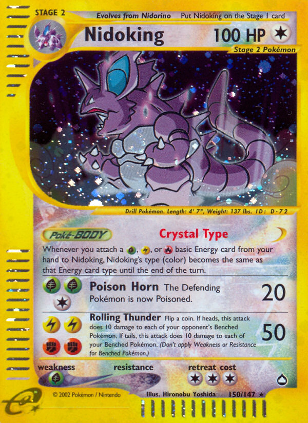 Nidoking (150/147) [Aquapolis] | Tabernacle Games