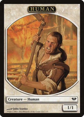 Human Token [Dark Ascension Tokens] | Tabernacle Games