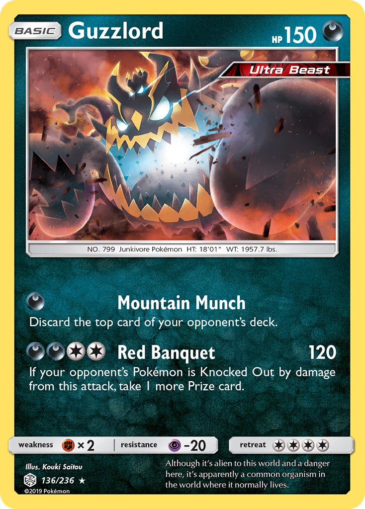 Guzzlord (136/236) [Sun & Moon: Cosmic Eclipse] | Tabernacle Games