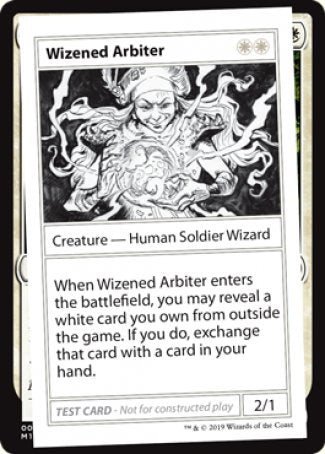 Wizened Arbiter (2021 Edition) [Mystery Booster Playtest Cards] | Tabernacle Games
